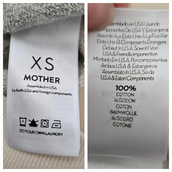 Mother Leopard Print Ivory Black Pink Sweatshirt Sweater Top - Picture 8 of 8